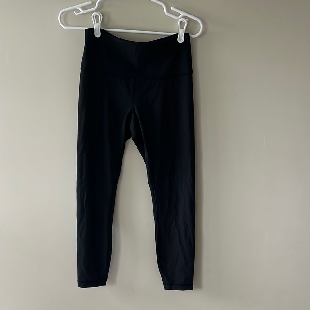 Women’s Lululemon Black Leggings, Size 10, Inseam 23”